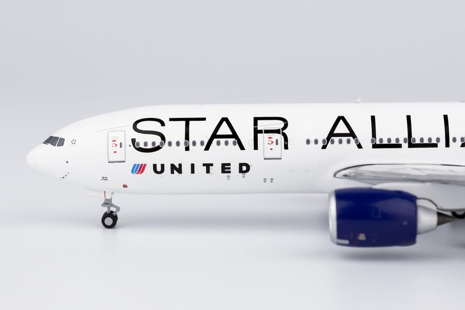 ユナイテッド航空 777-200ER N218UA 1/400 1/400 777-200ER ユナイテッド航空[スターアライアンス 特別塗装